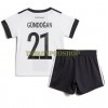 Original Trikotsatz Deutschland Ilkay Gundogan 21 Heimtrikot WM 2022 Für Kinder